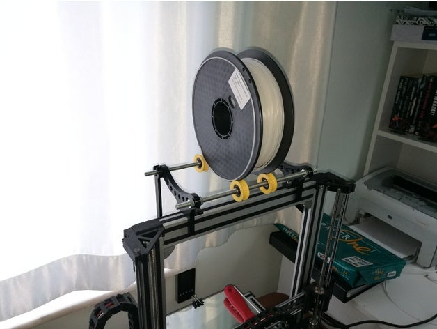 anet am8 spool holder 2040 upgrade a8 3D print model - Mito3D