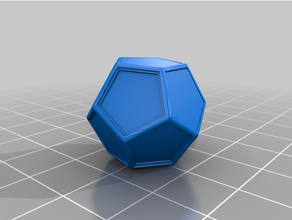 Pentagone Balle 3d print model - Mito3D