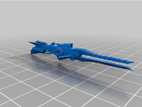 mhw heavy bow gun - loyal thunder dnd mini prop monster hunter 3d print model - Mito3D