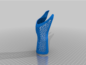 hand brace left 3dprinting design engineering medical devices 3d print model - Mito3D