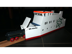 brio train toy ferry - ms adelby 3d print model - Mito3D