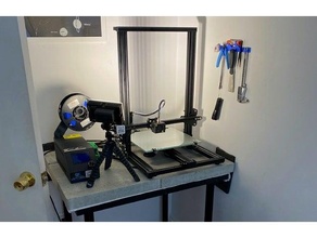 tool rack 3d printer holder mounting bracket tools 3d print model - Mito3D