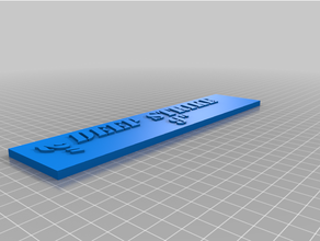 generic 9in deep strike rulers 3d print model - Mito3D
