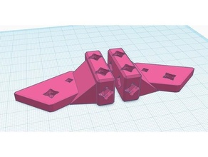printablok hardpoint wings 3d print model - Mito3D