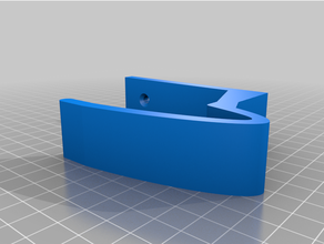 ar wing wall hook mount 3d print model - Mito3D