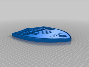 luzani calcio club logo 3d print model - Mito3D