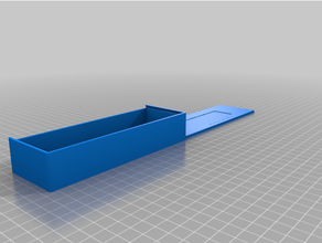 sharpening stone sliding lid box customized 3d print model - Mito3D