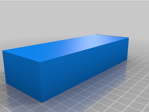 customized parametric box sliding lid 3d print model - Mito3D