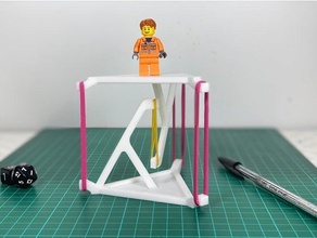 tenségrité impossible table 3d print model - Mito3D