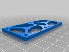 mounting plate double fan motor driver anycubic i3 mega 3d print model - Mito3D