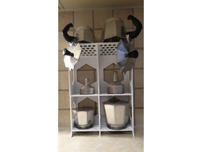 bialetti drying storage rack 3d print model - Mito3D