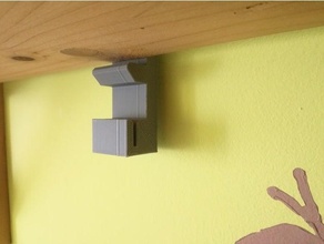 ikea vaggis cork board hook corkboard shelf hanger holder mount 3d print model - Mito3D