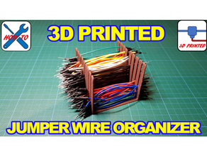 breadboard jumper wire organizer stringing test 3d print model - Mito3D