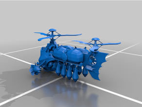 Gyrobomber Alter Sigmar Zwerge Wargaming Kriegshammer Fantasie 3d print model - Mito3D