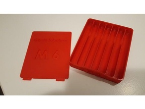 Zapfhahn Box gewindebohrer m6 Lager treten 3d print model - Mito3D