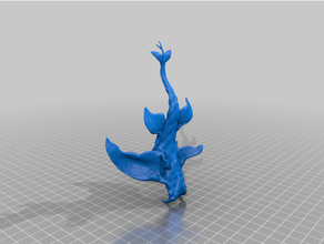 ışın ilham 3 boyutlu yırtmaç Cthulhu Şirin gg Zindanlar ejderhalar Horro manta minyatür canavar dolma kalem kağıt manşet Warhammer zbrush 3d print model - Mito3D