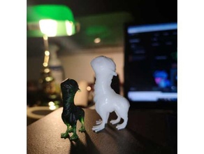 mooncalf fantástico ganado asombroso criatura lindo diseño fantasía figura Harry alfarero minitauro resina pequeña basura Warner Bros zbrush 3d print model - Mito3D