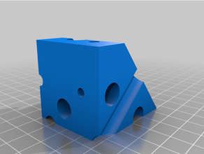 swiss cheese block 3d print model - Mito3D