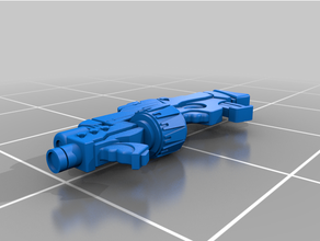 yu jing combi rifle luz Grenade lançador infinidade jogos corvus belli 3d print model - Mito3D