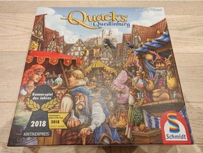 quacks quedlinburg + herb witches expansion - boardgame insert inserts board game box 3d print model - Mito3D