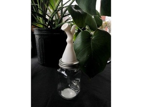 mason jar plant watering attachment plants 3d print model - Mito3D