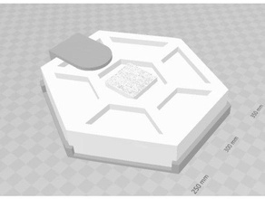 Estrela caminhada picard borg recuperação projeto gradiente distintivo Jean Luc jornada Estrelas 3d print model - Mito3D