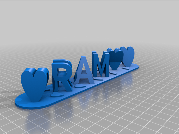 RAM Dhanya personnalisé 3D print model - Mito3D