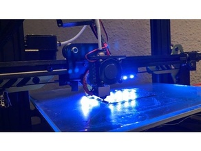 tevo tarentule pro LED titulaire soutien 3d print model - Mito3D