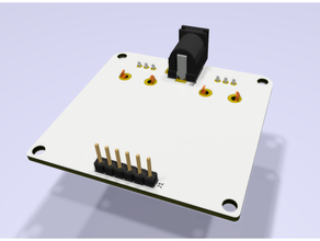 fx caja tarjeta circuito impreso modelo guitarra efectos pedal 3d print model - Mito3D