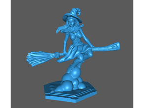 witch 3d print model - Mito3D