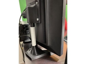 stand monitor verticale desk mpcnc pcb 3d print model - Mito3D