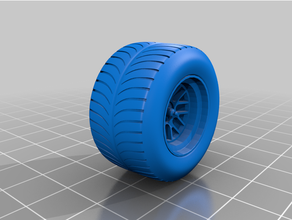 honda ra106 retaguarda pneu intermediário Fórmula 1 3d print model - Mito3D