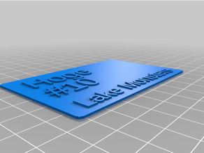 10 giocatore carta personalizzato 3d print model - Mito3D