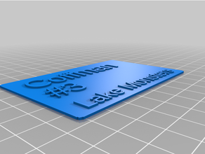 3 jogador cartão personalizado 3d print model - Mito3D
