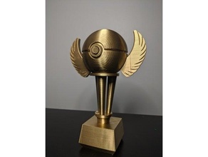 pokemon trofeo pelota oro toque pokebola ganador ganadores 3d print model - Mito3D