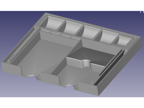 Gloomhaven Charakter Instrumententafel Bedenkenahrung Box heldenbereich Halter Unterstützung magnetisch magnetisiert Spieler Stand Lager zustandsmarker 3d print model - Mito3D