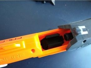 falconfire katana mag mod brass breech nerf 3d print model - Mito3D