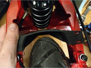shock assorbitore protezione elettrico scooter 10x kwheel 3d print model - Mito3D