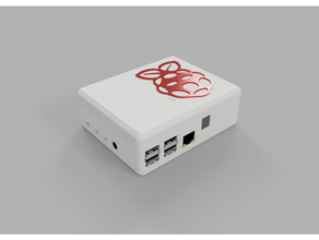 raspberry pi 4 case homematic rpi-rf-mod charly ip 4b 3d print model - Mito3D