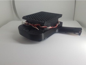 htc vive kabellos 80mm Ventilator montieren 3d print model - Mito3D