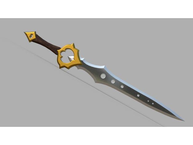 infini lame cosplay fortnite Jeu épée arme 3D print model - Mito3D