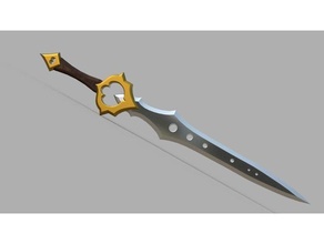 Unendlichkeit Klinge Cosplay vierzehn Spiel Schwert Waffe 3d print model - Mito3D