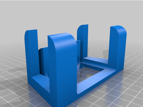 customized desk cable holder 3d print model - Mito3D