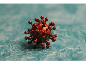 covid 19 coronavirus bug virus 3d print model - Mito3D