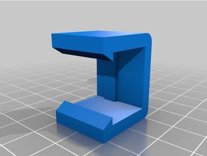 grampo aguarde sobrecarga filamento carretel suporte 3d print model - Mito3D