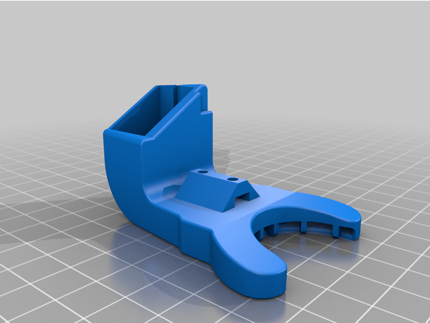 blv 3d-printer modified mk3 fan blower easy insert 2 square m3 nuts 3D print model - Mito3D