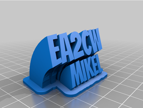 ea2cw 2 prato personalizado 3d print model - Mito3D