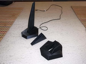 asus kablosuz internet anten ayakta durmak 3d print model - Mito3D