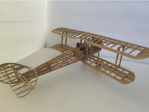 nieuport 28 2 aerodinámica aeronave avión biplano construcción juguetes bricolaje diy combatiente filamento equipo modelo Equipo muestra naval rompecabezas juguete madera ww1 3d print model - Mito3D