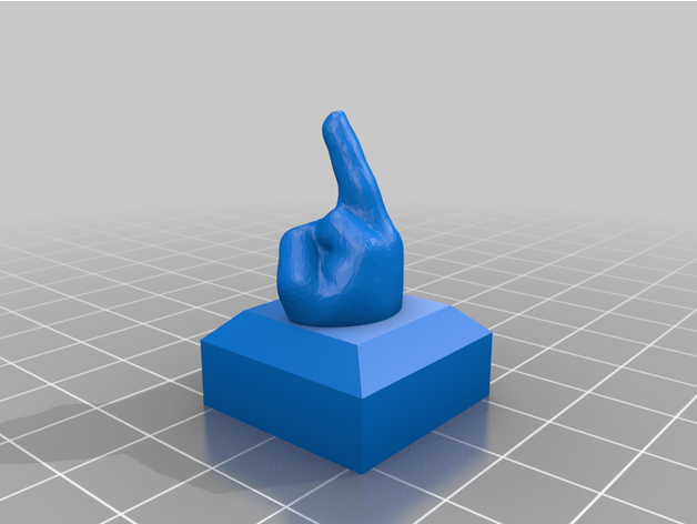 dedo ficar pé 3D print model - Mito3D